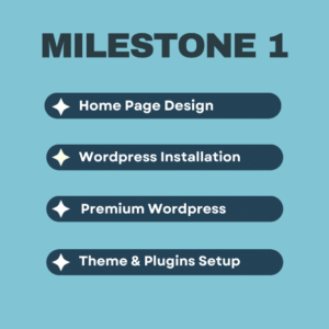 Website milestone